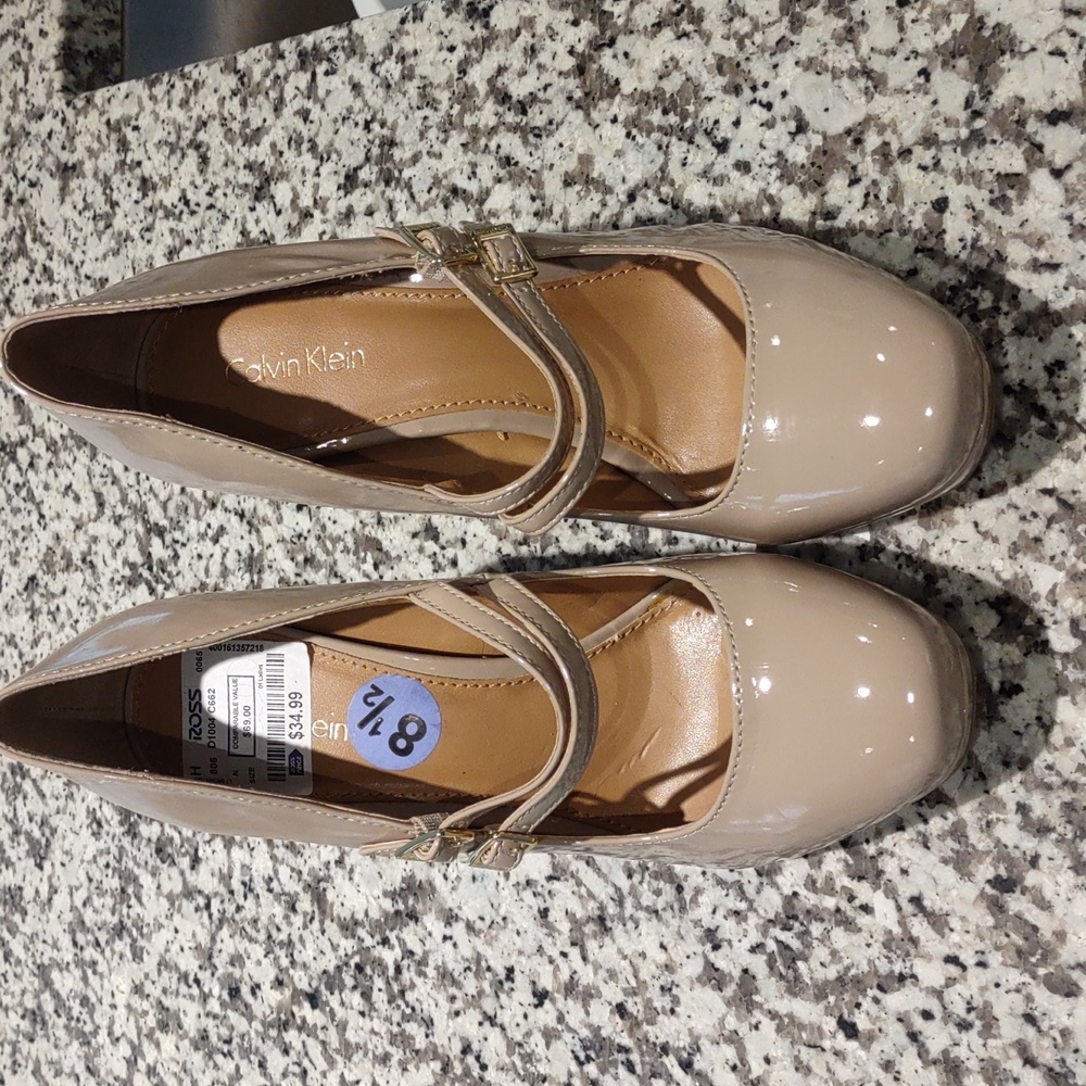 Calvin Klein mary jane heels